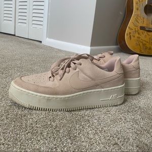 Nike Air Force Women Pink Sneakers 8.5